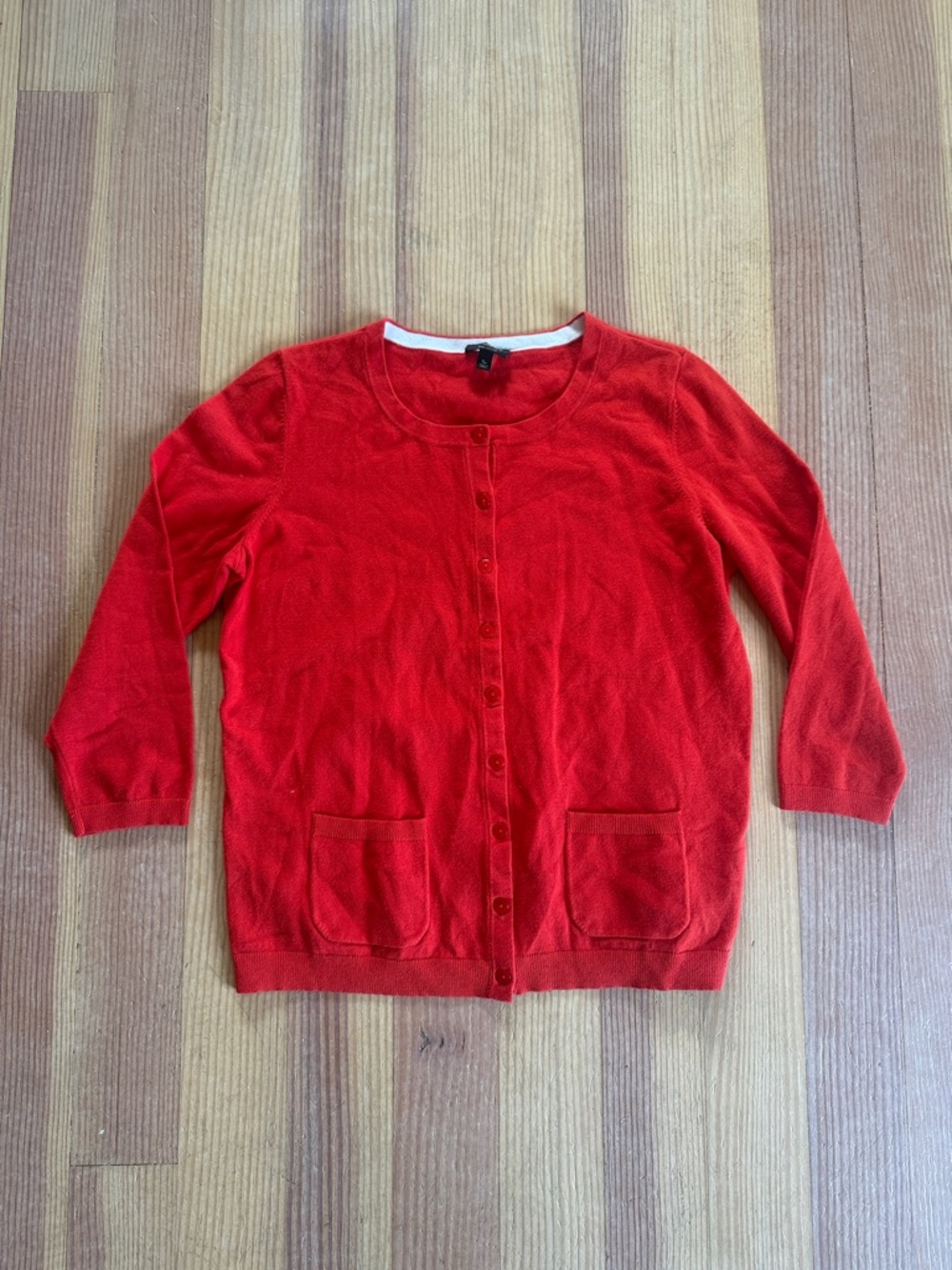 Talbots Petites Pima Cotton S Cardigan Button Up Sweater